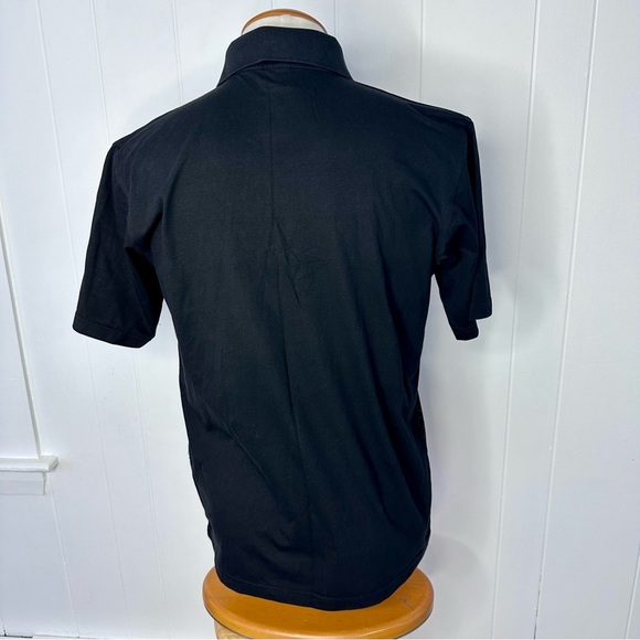 Aquascutum of London Black Geometric Polo Shirt - Picture 10 of 11